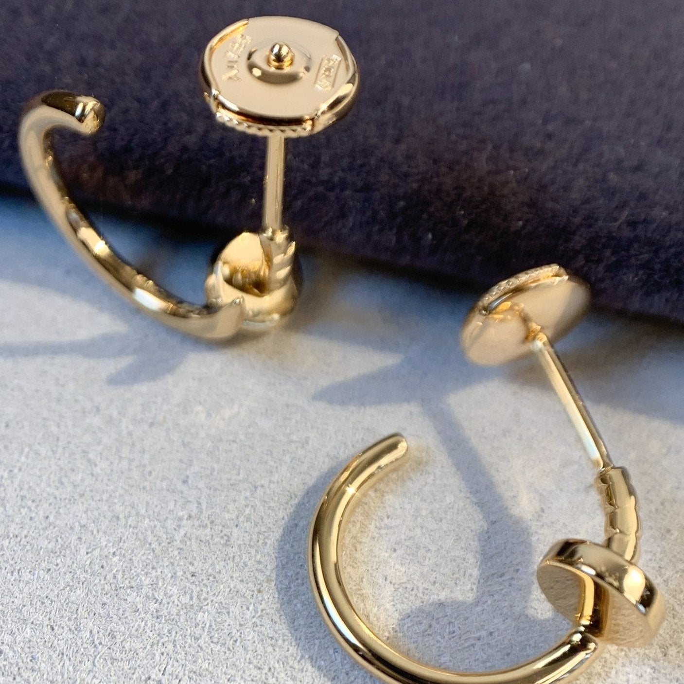 [Auream]JUSTE EARRINGS PINK GOLD