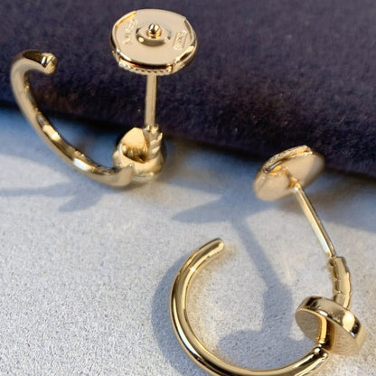 [Auream]JUSTE EARRINGS PINK GOLD