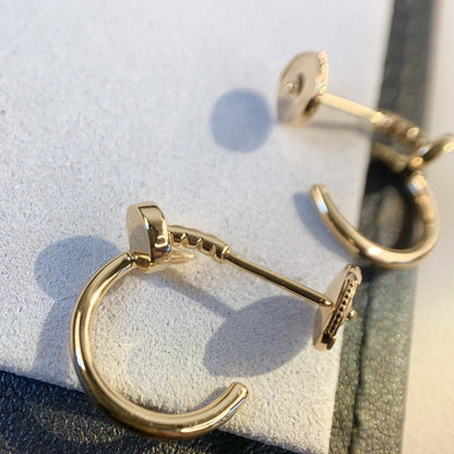 [Auream]JUSTE EARRINGS PINK GOLD