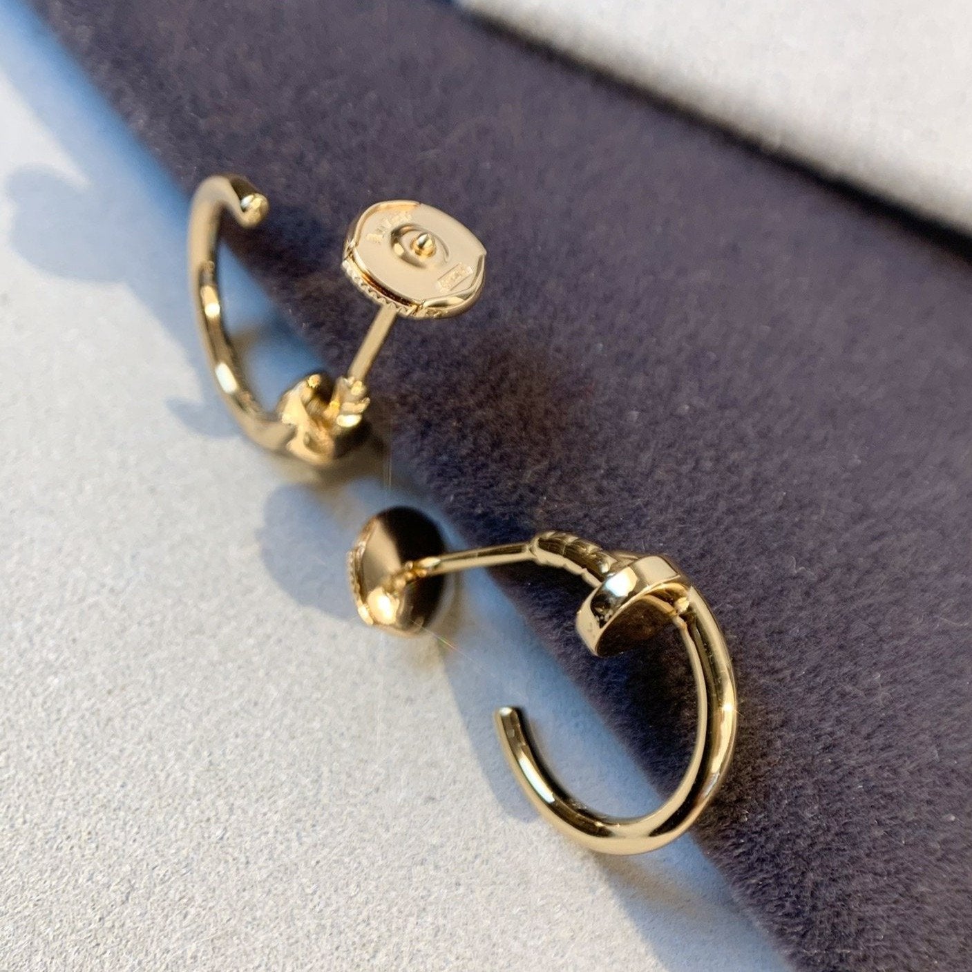 [Auream]JUSTE EARRINGS PINK GOLD
