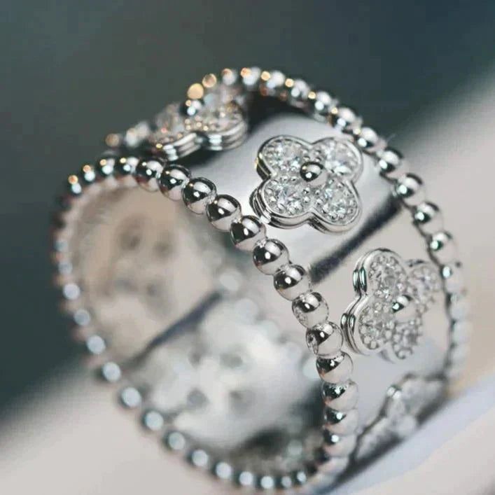 [Auream]CLOVER KALEIDOSCOPE RING 10MM