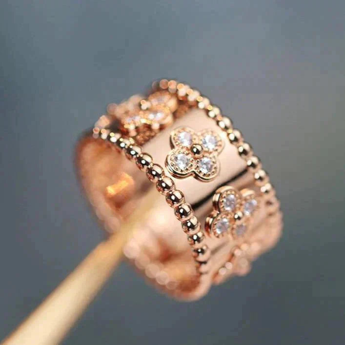 [Auream]CLOVER KALEIDOSCOPE RING 10MM