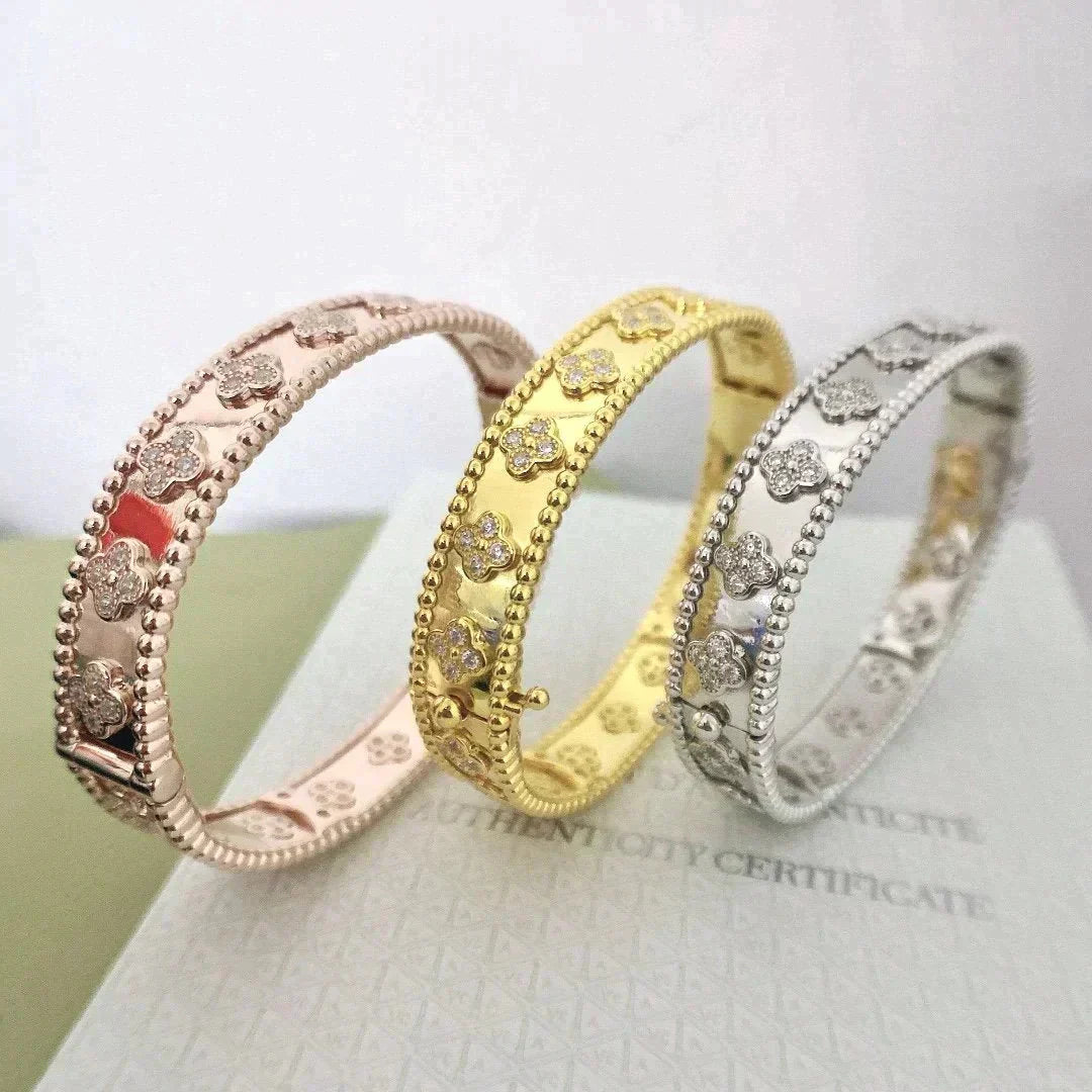 [Auream]CLOVER BRACELET 8MM DIAMONDS