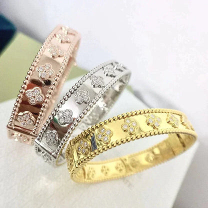 [Auream]CLOVER BRACELET 8MM DIAMONDS