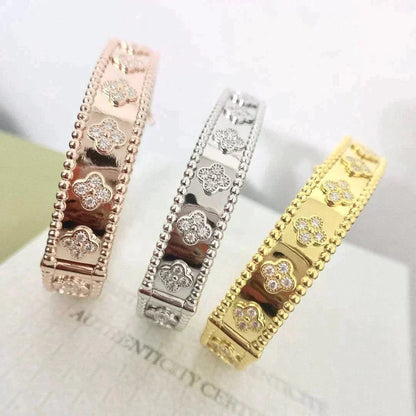 [Auream]CLOVER BRACELET 8MM DIAMONDS