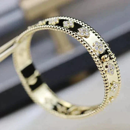 [Auream]CLOVER BRACELET 8MM DIAMONDS