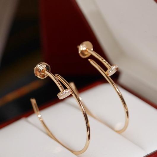 [Auream]JUSTE EARRINGS DIAMONDS 1.8MM