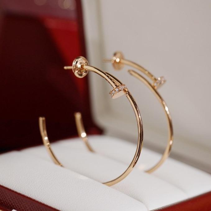 [Auream]JUSTE EARRINGS DIAMONDS 1.8MM
