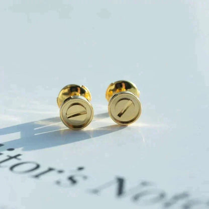 [Auream]LOVE EARRINGS GOLD 10MM