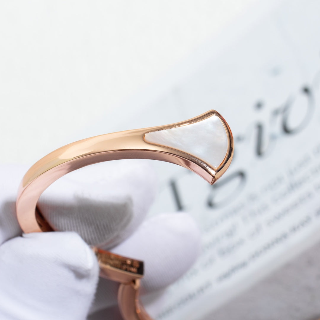 [Auream]DREAM BRACELET OPEN PINK GOLD MOP