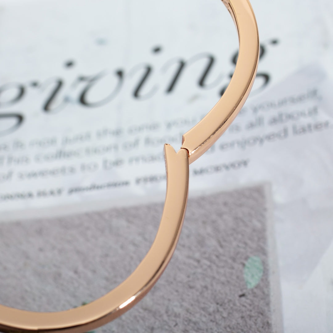 [Auream]DREAM BRACELET OPEN PINK GOLD MOP DIAMOND