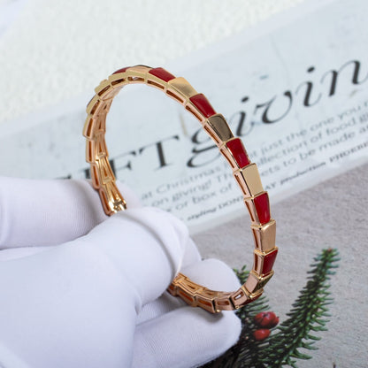 [Auream]SERPENTI BRACELET PINK GOLD RUBELLITE