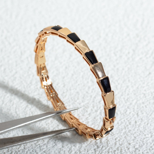 [Auream]SERPENTI BRACELET PINK GOLD ONYX