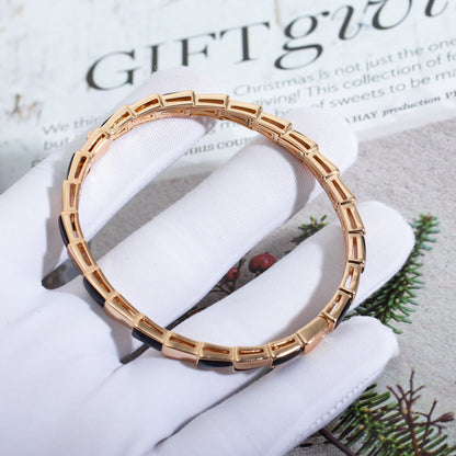 [Auream]SERPENTI BRACELET PINK GOLD ONYX