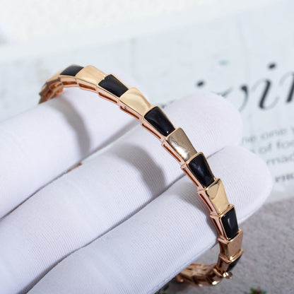 [Auream]SERPENTI BRACELET PINK GOLD ONYX