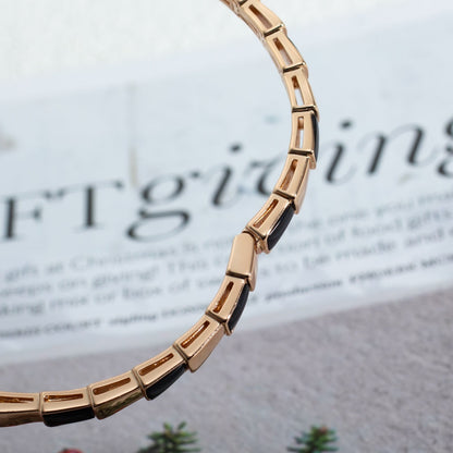 [Auream]SERPENTI BRACELET PINK GOLD ONYX