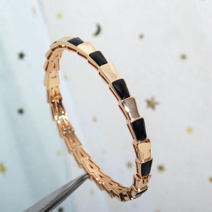 [Auream]SERPENTI BRACELET PINK GOLD ONYX