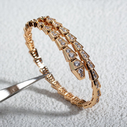 [Auream]SERPENTI BRACELET 6.8MM PINK GOLD DIAMOND