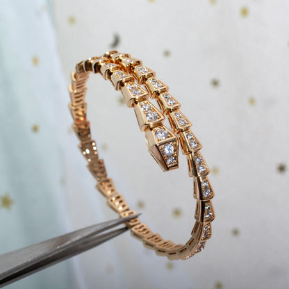 [Auream]SERPENTI BRACELET 6.8MM PINK GOLD DIAMOND
