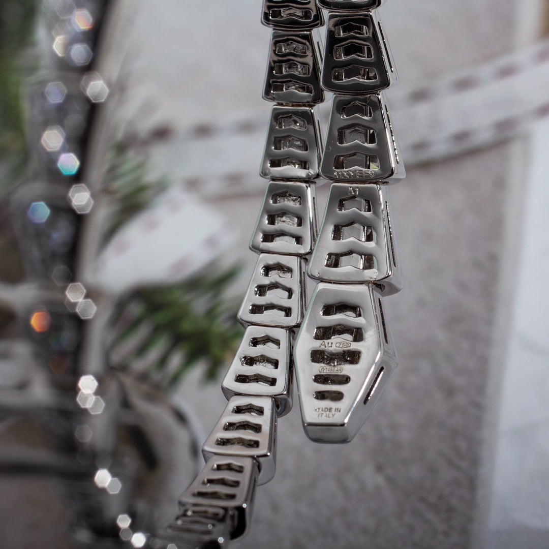 [Auream]SERPENTI BRACELET 6MM SILVER DIAMOND