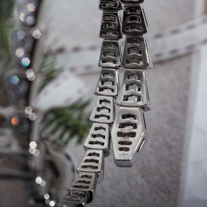 [Auream]SERPENTI BRACELET 6MM SILVER DIAMOND