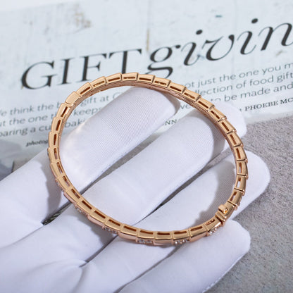 [Auream]SERPENTI SMALL BRACELET PINK GOLD DIAMOND