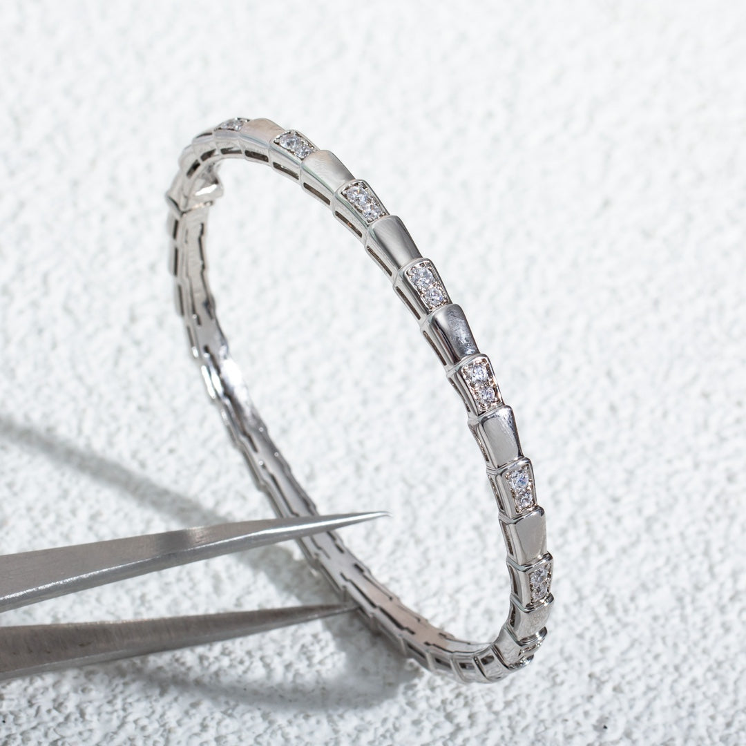 [Auream]SERPENTI BRACELET SILVER DIAMOND