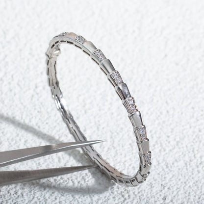 [Auream]SERPENTI BRACELET SILVER DIAMOND