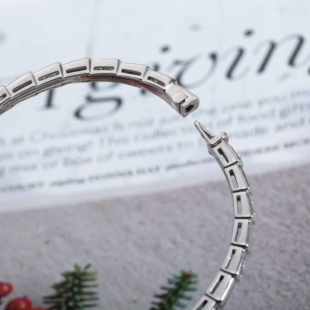 [Auream]SERPENTI BRACELET SILVER DIAMOND
