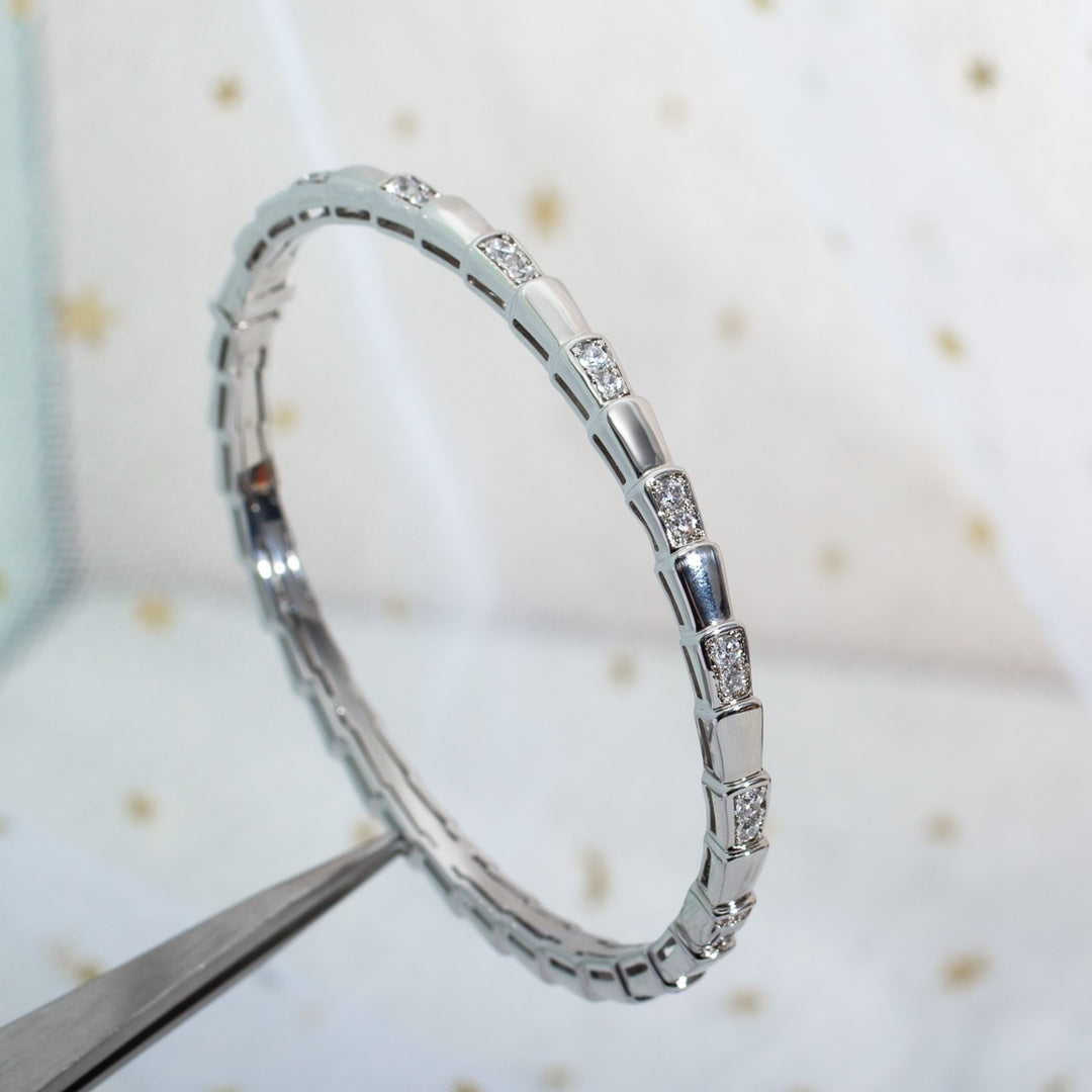 [Auream]SERPENTI BRACELET SILVER DIAMOND