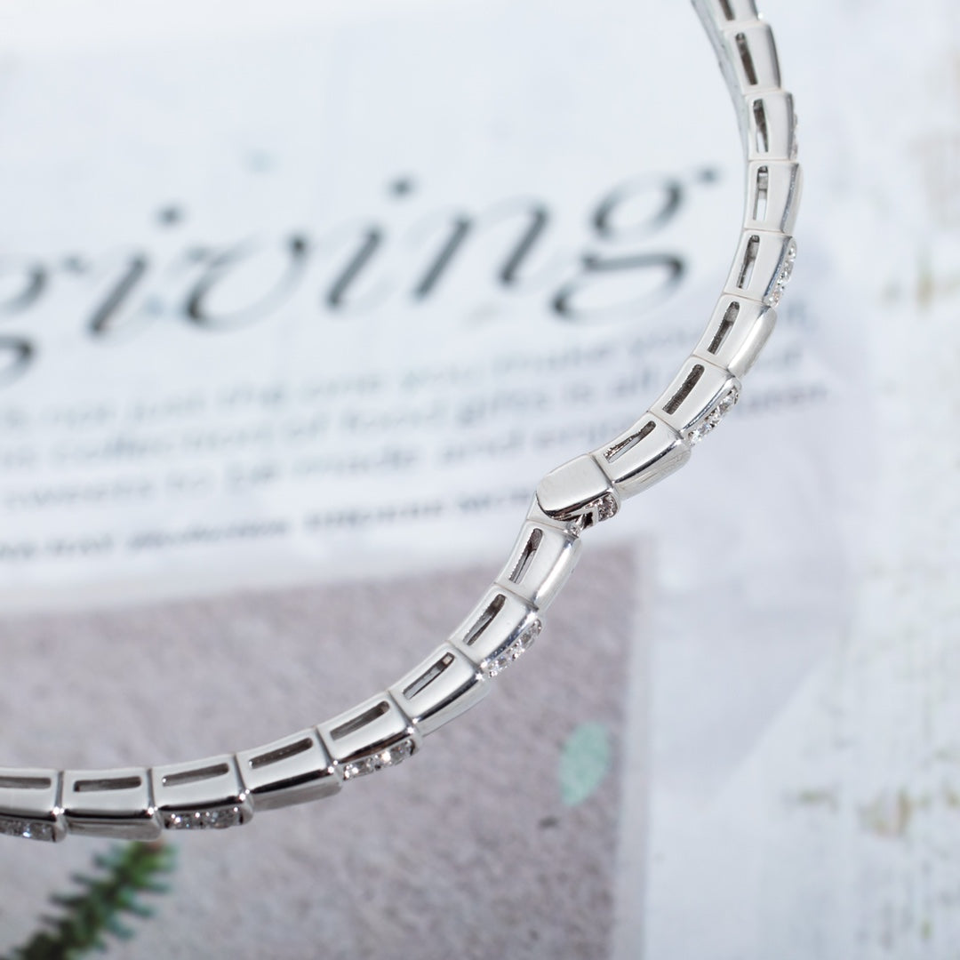 [Auream]SERPENTI BRACELET SILVER DIAMOND