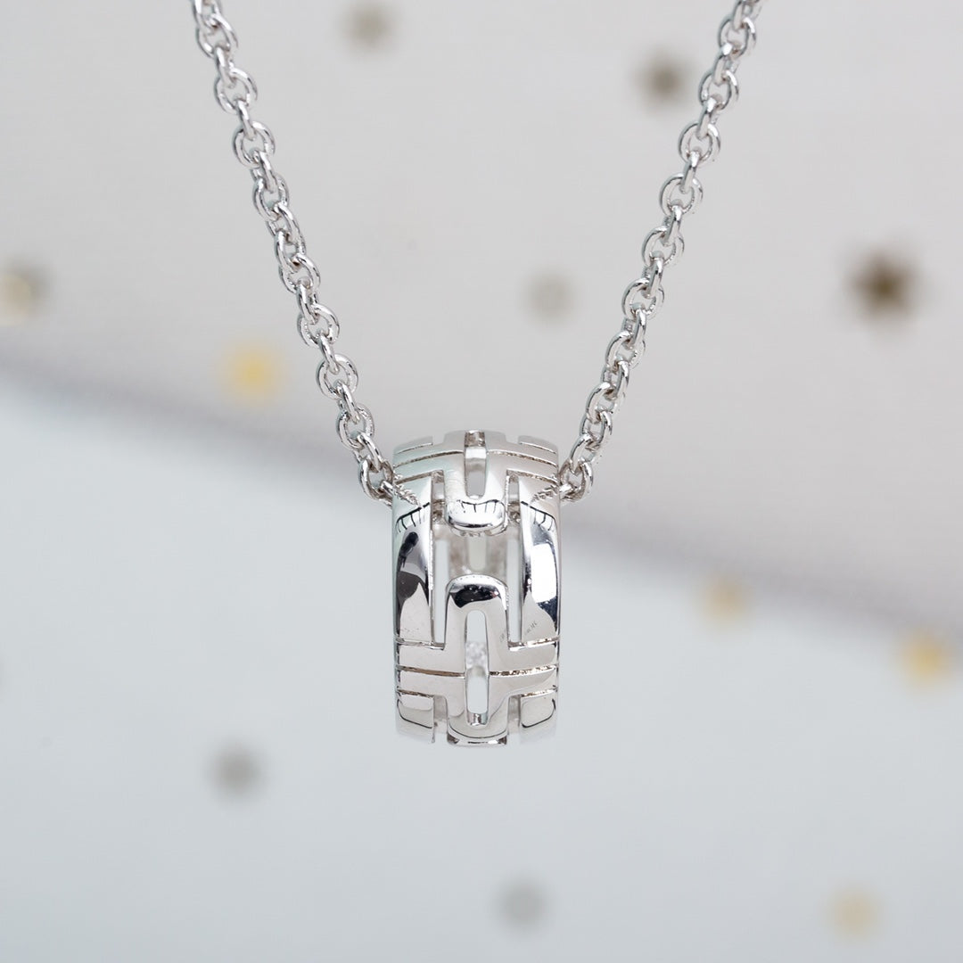 [Auream]PARENTESI NECKLACE SILVER