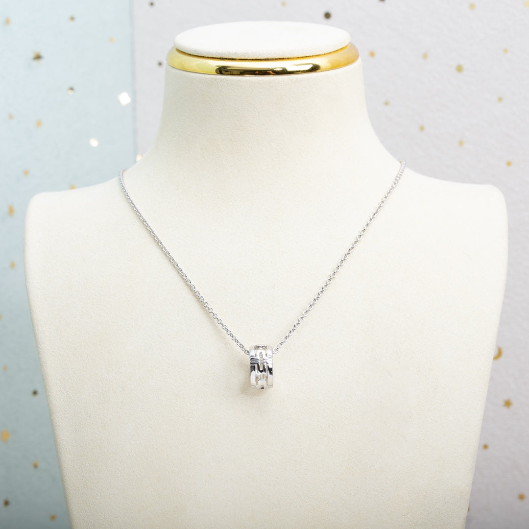 [Auream]PARENTESI NECKLACE SILVER