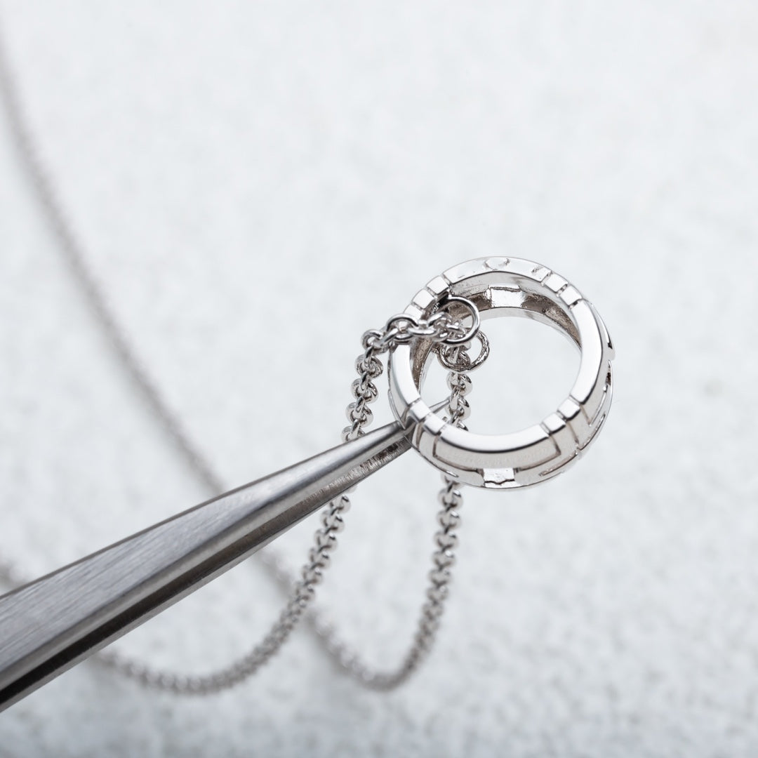 [Auream]PARENTESI NECKLACE SILVER