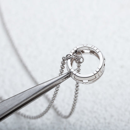 [Auream]PARENTESI NECKLACE SILVER