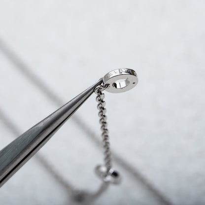 [Auream]PARENTESI NECKLACE SILVER