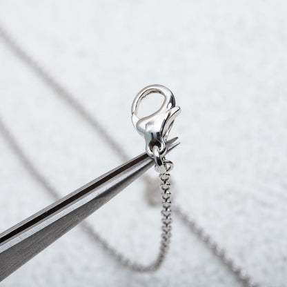 [Auream]PARENTESI NECKLACE SILVER