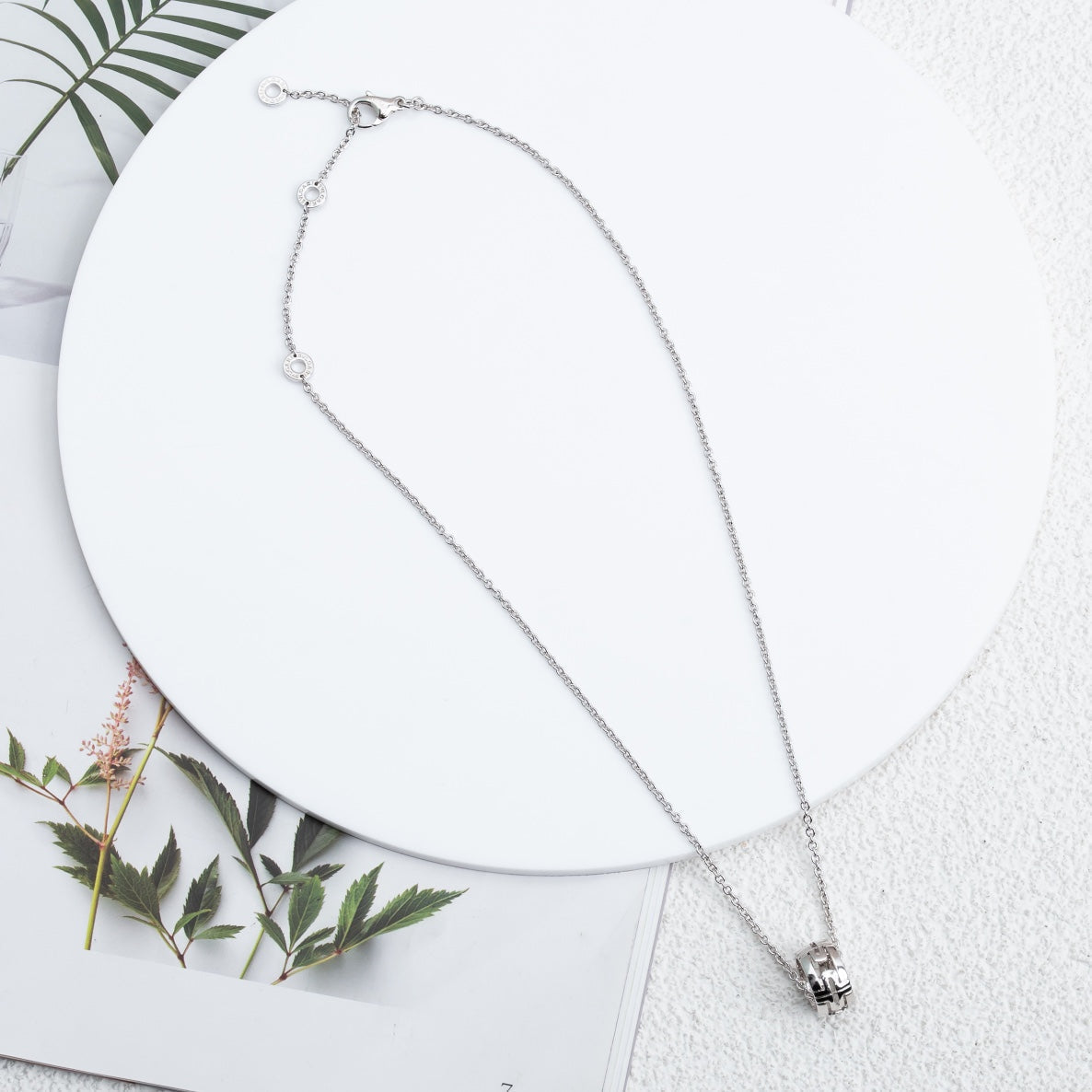 [Auream]PARENTESI NECKLACE SILVER