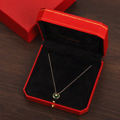 [Auream]AMULETTE GOLD MALACHITE NECKLACE