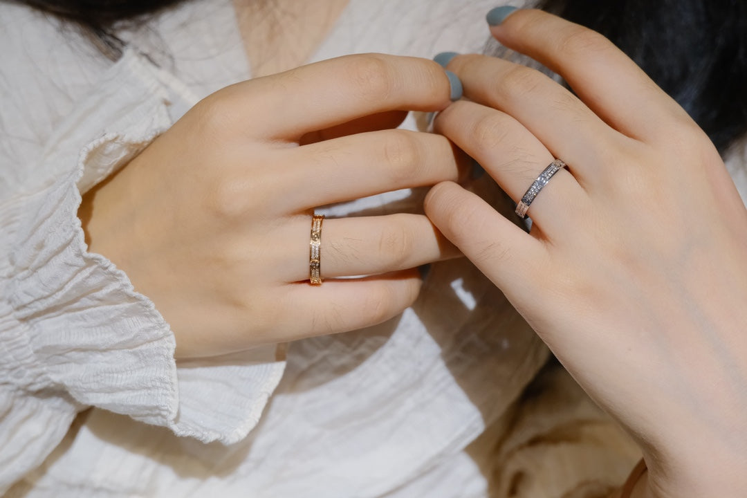 [Auream]LOVE RING 2.65MM DIAMOND