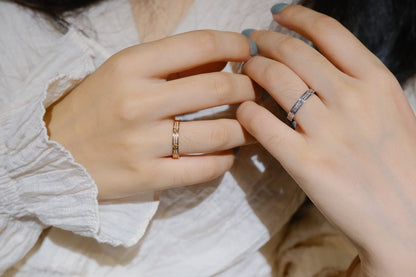 [Auream]LOVE RING 2.65MM DIAMOND