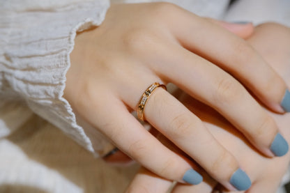[Auream]LOVE RING 2.65MM DIAMOND