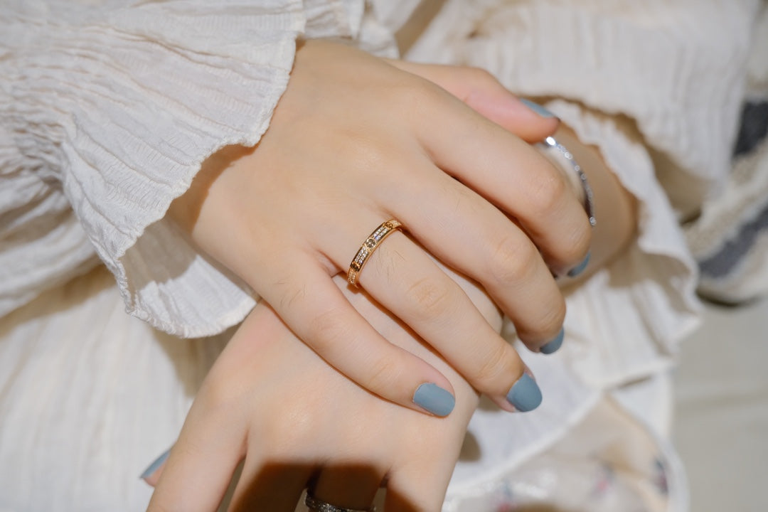 [Auream]LOVE RING 2.65MM DIAMOND