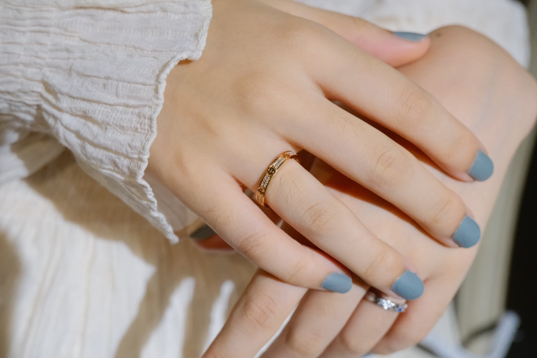 [Auream]LOVE RING 2.65MM DIAMOND