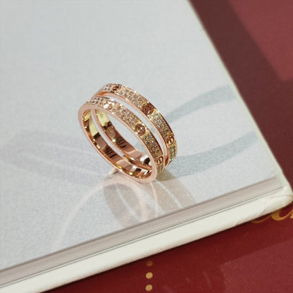 [Auream]LOVE RING 2.65MM DIAMOND