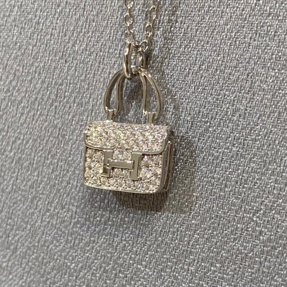[Auream]CONSTANCE PEDANT DIAMOND NECKLACE