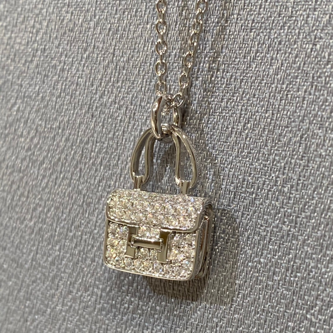 [Auream]CONSTANCE PEDANT DIAMOND NECKLACE