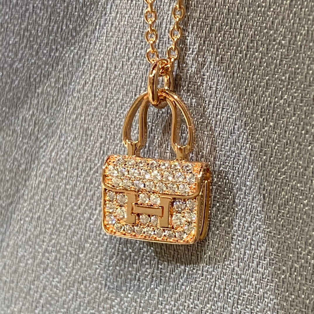 [Auream]CONSTANCE PEDANT DIAMOND NECKLACE