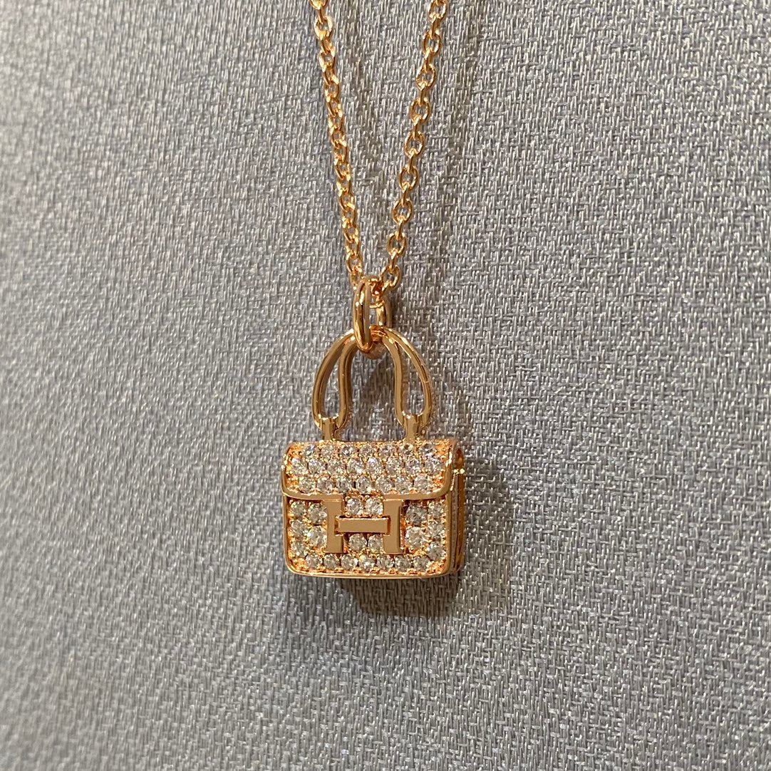 [Auream]CONSTANCE PEDANT DIAMOND NECKLACE