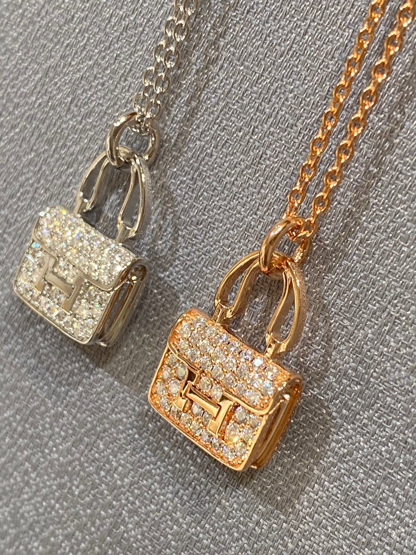 [Auream]CONSTANCE PEDANT DIAMOND NECKLACE